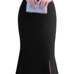 AUOGU Evening Gown Long Dress Shoulder Dress Long Dress Dinner Slim Dress Wedding
